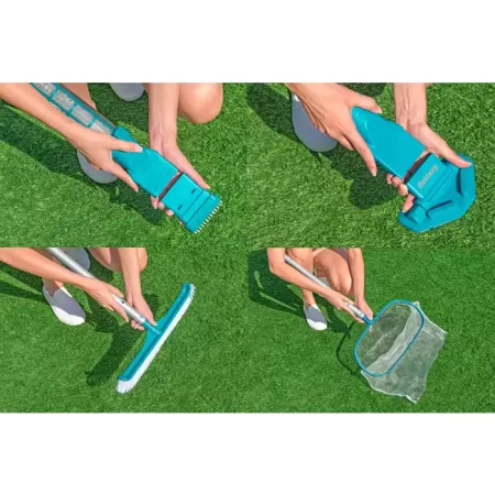 Аккумуляторный пылесос "AquaSurge", шест 2м, для бассейна до 610см, Bestway 58831 BW