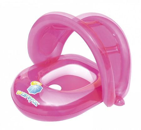 Надувные водные ходунки 80х85см с тентом, 1-2 лет, 2 цвета, Bestway 34091 BW