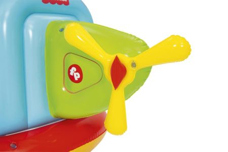 Игровой центр 155x102x91см "Вертолет Fisher Price" с мячами (25шт), от 2 лет, Bestway 93538 BW