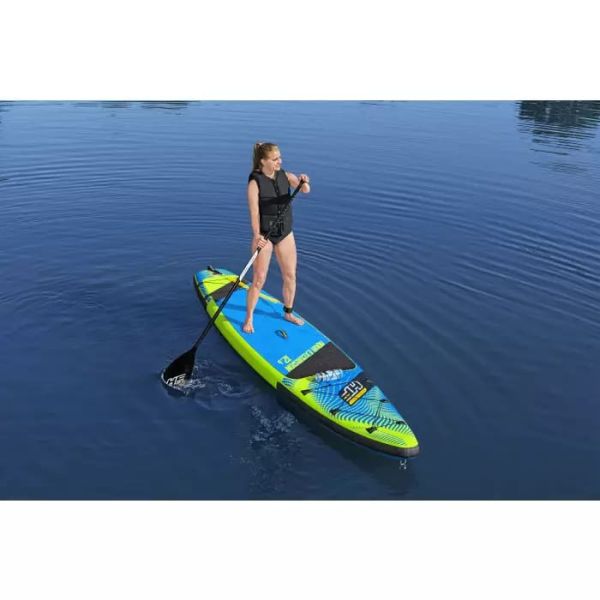 SUP-доска "Aqua Excursion Tech Set" 381x79x15см, насос, весло, лиш, ремнабор, сумка, до 120кг, Bestway 65373 BW