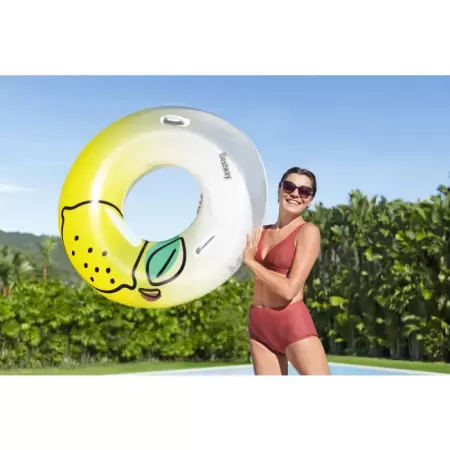 Надувной круг 1,14 м "Лимон", до 100 кг, от 12 лет, Bestway 36448 BW