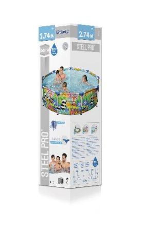 Каркасный бассейн Steel Pro 274х66см, 3221л, Bestway 5612F BW