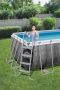 Каркасный бассейн Power Steel 412х201х122см, 8124л, фил.-насос 2006л/ч, лестница, Bestway 56722 BW