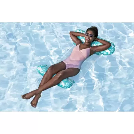 Надувной матрас-шезлонг для плавания 140х87см "Catching Rays", до 100кг, Bestway 43839 BW