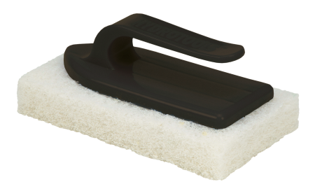 Щётка-губка ручная для чистки ватерлиний, цвет чёрный DELPHIN, Chemoform 502010740DP