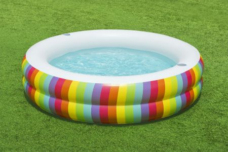 Детский надувной бассейн 206x51см "Радужные мечты" 632 л, от 6 лет, Bestway 54443 BW