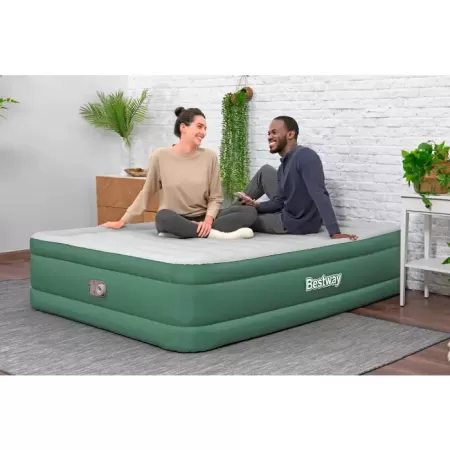 Надувная кровать "ToughLite" 203х152х46см, встр.насос 220В, до 300кг, Bestway 69646 BW