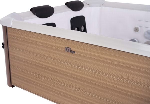 СПА-бассейн 160х160х65см "Oslo Amber" 850л, квадратный,  гидромассаж, аэромассаж.(4 коробки A.B.C.D), MSpa F-AM063W