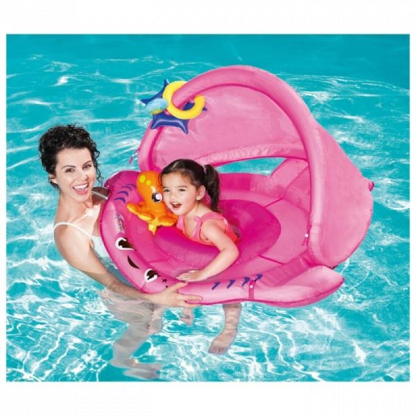 Детская лодка с сеткой и надувным козырьком 94 см, Bestway 34110 BW