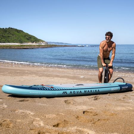 SUP-доска "Beast" 320х81х15см, насос, весло, лиш, киль, ремнабор, сумка, до 140кг, Aqua Marina BT-23BEP