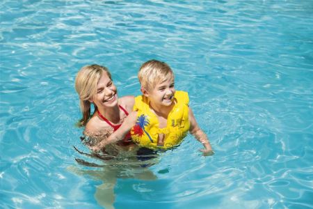 Жилет для плавания 41x30см "Тропики" 3-6 лет, Bestway 32069 BW