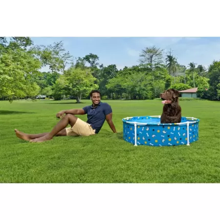 Каркасный бассейн для животных 122х30,5см  "Fetchin' Fun Pet Play Pool" , Bestway 561KM BW