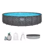 Каркасный бассейн 671х132см "APX 365", 40377л, песочный фильтр-насос, лестница, тент, полисферы, Bestway 561JZ BW