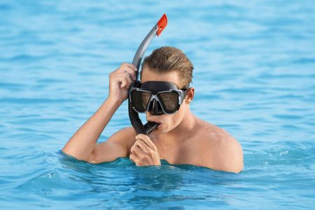 Комплект для плавания "BlackSea" от 14 лет, р-р.ласт 43-48, 2 цвета, Bestway 25045 BW