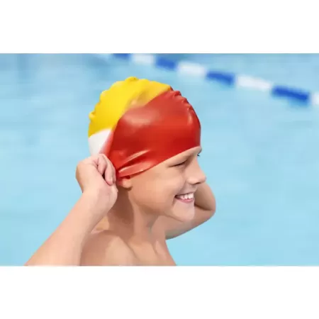 Шапочка для плавания "Lil'Color Wave Swim Cap" от 3 лет, 3 цвета, Bestway 26049 BW