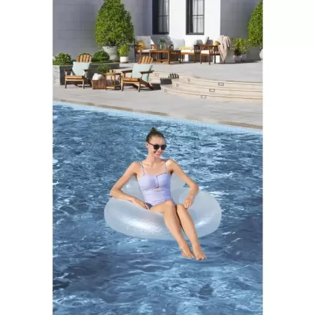 Надувной круг 107см "Лунная пыль" со спинкой, до 100кг, Bestway 43923 BW