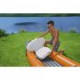 Надувная байдарка "Rapid X3" 385х100см (381х100см), алюм.вёсла 230см, насос 62086, до 250кг, Bestway 65132 BW