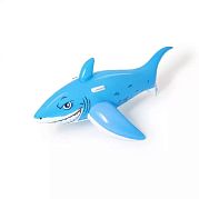 Надувная игрушка-наездник 157х71см "Большая белая акула" с ручками, до 45кг, от 3 лет