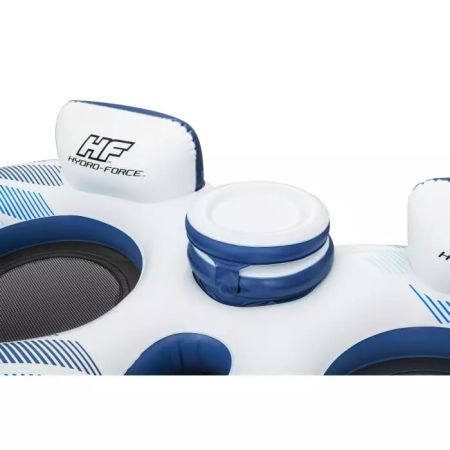 Надувной круг-кресло 251х132см "Rapid Rider II" для двоих, с ручками и подстакаником, до 180кг, Bestway 43113 BW