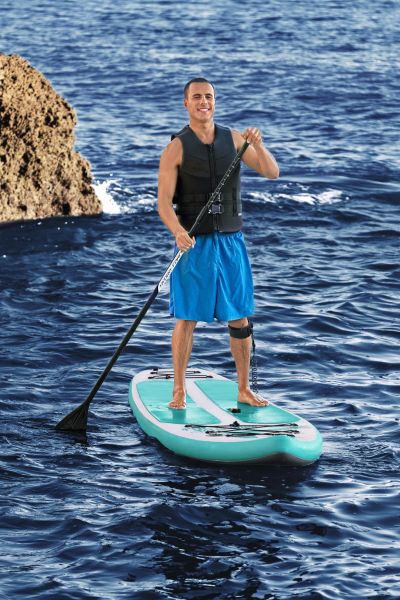 SUP-доска "Aqua Glider" 320x79x12см, насос, весло, лиш, ремнабор, сумка, до 110кг, Bestway 65347 BW