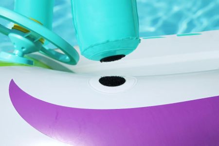 Надувная лодочка 107х112см "Космос" с тентом, от 3 лет, Bestway 34149 BW