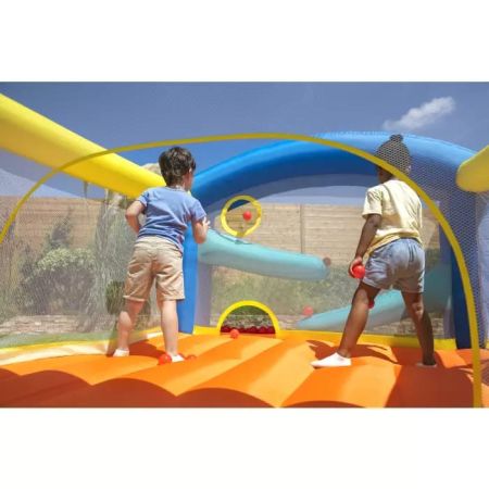 Игровой-центр 289х213х173см "Mega bouncer" с горкой и мячами, до 179 кг, от 3 лет, Bestway 53427 BW