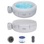 СПА-бассейн 146/196х66см "Paris AirJet" 806л, круглый, аэромассаж, Bestway 60013 BW