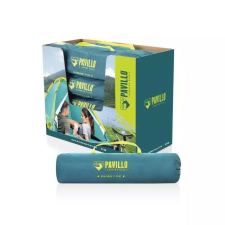 Палатка 3-местная 210x210x130см "Cooldome 3" 1 слой, 190Т polyester PA, 300мм, 110гр/м2 PE, Bestway 68085 BW