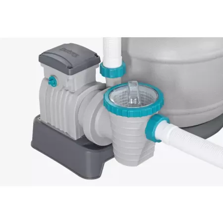 Песочный фильтр-насос 6056л/ч, резервуар для песка 9кг, фракция 0.45-0.85мм, Bestway 58497 BW