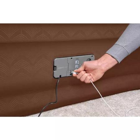 Надувная кровать 152х203х51см "AlwayzAire" встр.насос 220В с автоподкачкой, до 300кг, Bestway 69037 BW