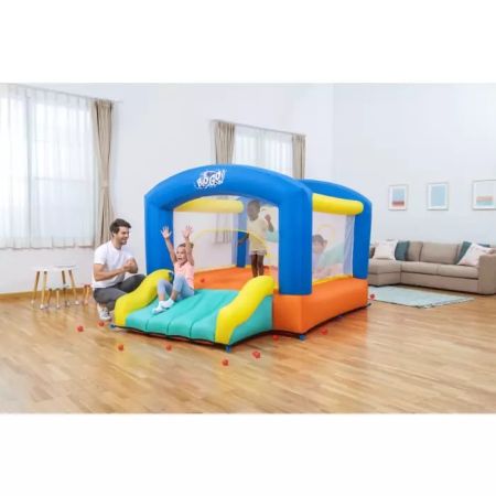 Игровой-центр 289х213х173см "Mega bouncer" с горкой и мячами, до 179 кг, от 3 лет, Bestway 53427 BW