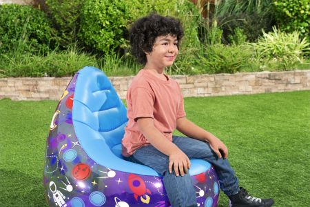 Надувное кресло "Astro Glow LED " 72x72x64см с подстветкой, до 45 кг. от 3 лет, Bestway 75122 BW