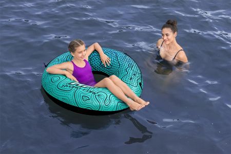 Надувной круг "Breeze Rider 119 см с ручками, от 12 лет, Bestway 36401 BW