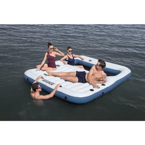Надувной матрас-остров для плавания двойной 269х182х67см+268х234х30см , Bestway 43964 BW