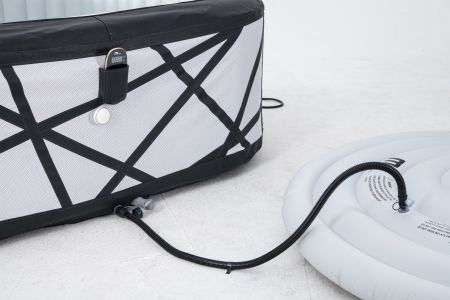 СПА-бассейн 185х185х68см "Soho" 930л, квадратный, аэромассаж, MSpa P-SH069