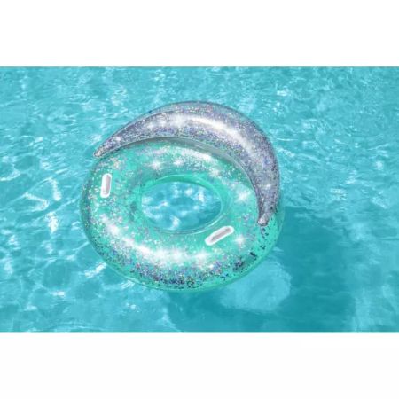 Надувной круг "Блеск" 117х117см, со спинкой, от 10 лет, Bestway 43509 BW