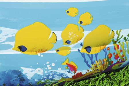 Детский надувной бассейн 262х157х46см "Подводный мир" 544л, от 3 лет, Bestway 54118 BW