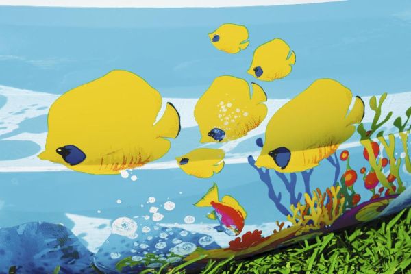 Детский надувной бассейн 262х157х46см "Подводный мир" 544л, от 3 лет, Bestway 54118 BW