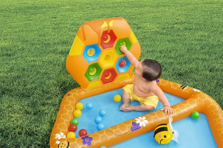 Надувной манеж 127x119x61см "Маленький улей", Bestway 52639 BW