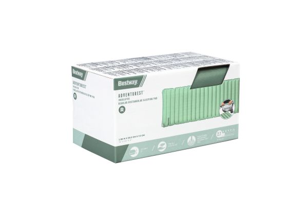 Надувной спальный коврик каремат "AdventuRest Insulated" 188x58.5x7.5см, Bestway 69617 BW