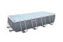 Каркасный бассейн Power Steel 549х274х122см, 14812л, фил.-насос 5678л/ч, лестница, тент, Bestway 56998 BW