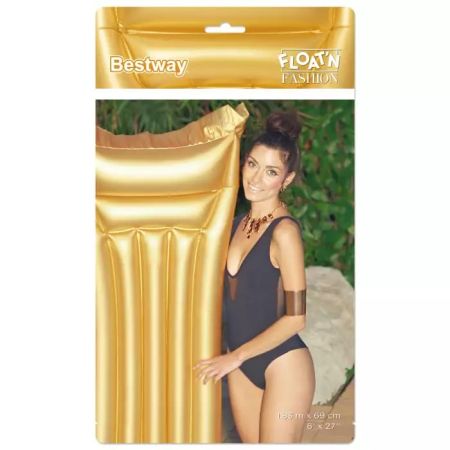 Надувной матрас для плавания 183х69см "Золото" до 90кг, Bestway 44044 BW