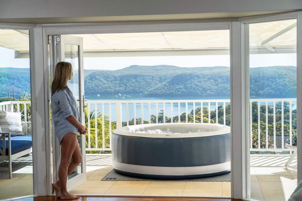 СПА-бассейн 204х70см "Vento" 930л, круглый, аэромассаж, MSpa P-VE063