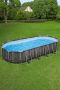 Каркасный бассейн Power Steel 732x366x1.32см, 28068 л, фил.-нас. 9463 л\ч, лестн, тент, попл.-доз, Bestway 561ES BW
