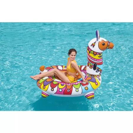 Надувной матрас-плот для плавания 193x151см "POP Лама" до 90кг, Bestway 41136 BW