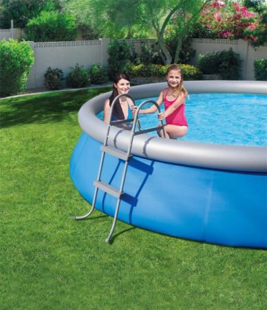 Лестница для бассейнов до 84см, 2 ступеньки, без площадки, Bestway 58430 BW