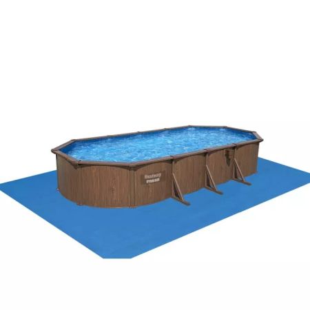 Каркасный бассейн 732х366х130см, композит, 27090л, песч.фил.-нас. 5678л\ч, лестн, тент, подст., Bestway 561CW BW