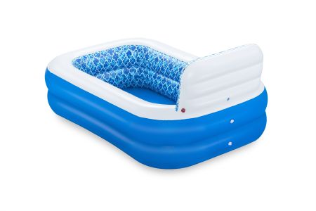 Детский надувной бассейн 229x152x96см "Waterfall Oasis", с разбрызгивателем, 702 л, от 6 лет, Bestway 54451 BW