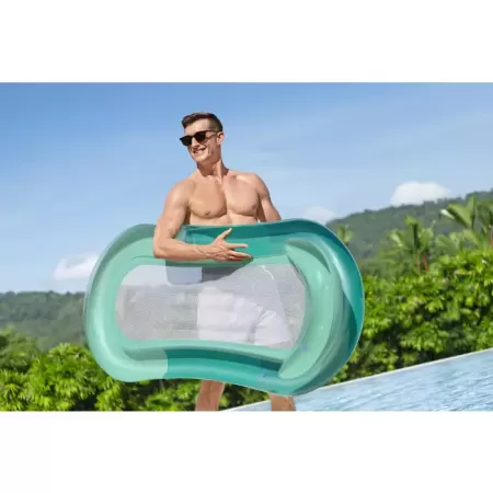 Надувной матрас-шезлонг для плавания 160х84см "Aqua" до 90кг, Bestway 43103 BW