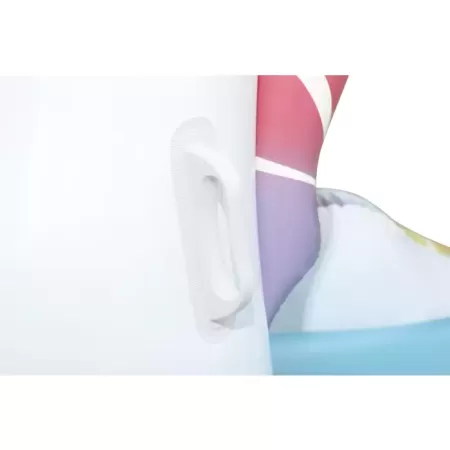 Надувной матрас-плот для плавания 224х164см "Единорог" с ручками, до 90кг, Bestway 41113 BW